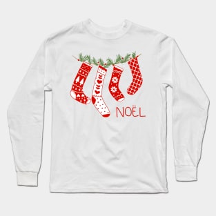 Christmas Stockings Long Sleeve T-Shirt